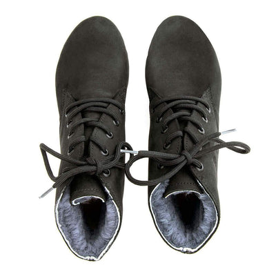 [Nero] Anne Clog Ankle Boots / stiefeletten, woody holzschuhe. ankle boots gefüttert, damenstiefel, stiefel, damenclogs mit flexibler, biegsamer holzsohle. holzclogs, clogs damen knöchel stiefel, damen clogs mit fussbett. ankleboots holz schuhe, holzclog, holzschuhe kaufen, farbe: nero