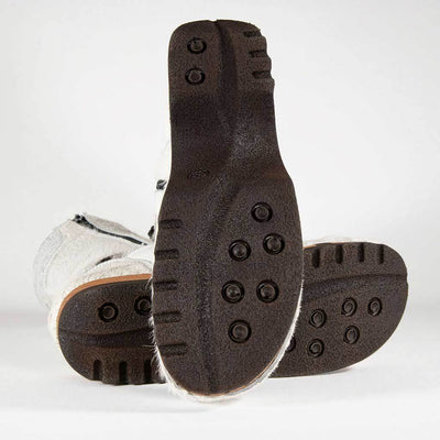 [Weiss Fell] Rosanna Fell Damen Clog Stiefel weiss. stiefel, winterclog, winterclogs. damenstiefel clogs weiss. damen fellschuhe bestellen, fellclogs, weisse fellstiefel mit holzschuhe, holzclogs fell weiss kaufen.