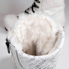 [Weiss Fell] Rosanna Fell Damen Clog Stiefel weiss. stiefel, winterclog, winterclogs. damenstiefel clogs weiss. damen fellschuhe bestellen, fellclogs, weisse fellstiefel mit holzschuhe, holzclogs fell weiss kaufen.