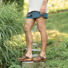 [Tabacco] Leon Herren Clog mit biegsamer nachhaltiger holzsohle, farbe: tabacco-braun, holzclogs woody, woody schuhe, woody shoes, handgemachte holzschuhe aus österreich, kärnten