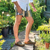 [Olivia] Lukas Clogs Herren mit biegsamer nachhaltiger holzsohle, der bestseller, farbe: olivia (grün), holzclogs woody, woody schuhe, woody shoes, handgemachte holzschuhe aus österreich, kärnten