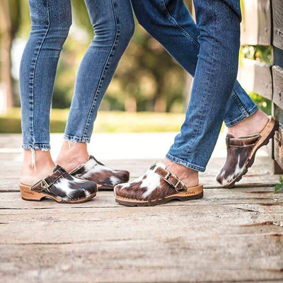 [Natur Fell] Manu Fell Damen Clog, fellclogs, clogs damen mit biegsamer nachhaltiger holzsohle, der bestseller, farbe: fell natur, holzclogs woody, woody schuhe, woody shoes, handgemachte holzschuhe aus österreich, kärnten