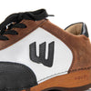 [Nero-Tabacco] Niki Herren Clog Sneaker woody holzschuhe. herren clogs, flexible, biegsame holzsohle. holzclogs, sneaker clogs herren, männer clogs mit fussbett. woody leder clogs herren. holzclogs, holzschuhe bestellen.