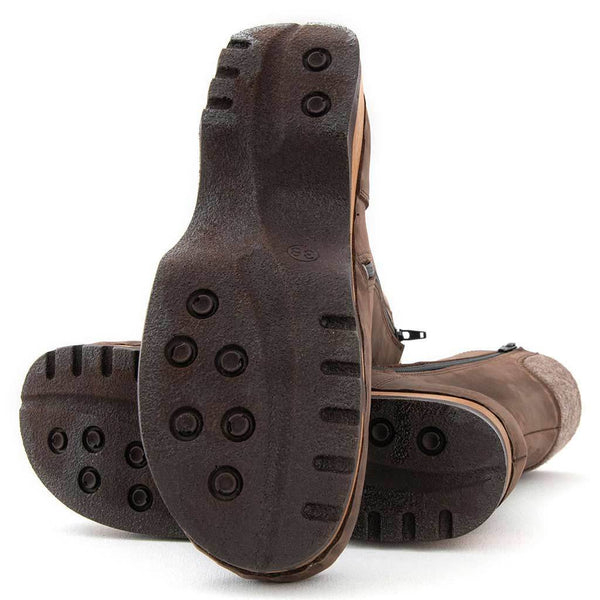 [Caffe] Rosanna Damen Clog Stiefel, winter stiefel, winterclogs, winterclog. damenstiefel clogs leder. damen stiefel leder gefüttert bestellen, winterclogs, stiefel mit holzschuhe, holzclogs stiefeln kaufen. farbe: caffe