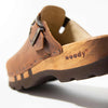 [Tabacco] Lukas Clogs Herren mit biegsamer nachhaltiger holzsohle, der bestseller, farbe: tabacco-braun, holzclogs woody, woody schuhe, woody shoes, handgemachte holzschuhe aus österreich, kärnten