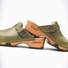 [Olivia] Manu Damen Clog mit biegsamer nachhaltiger holzsohle, der bestseller, farbe: kiwi-gruen, holzclogs woody, woody schuhe, woody shoes, handgemachte holzschuhe aus österreich, kärnten